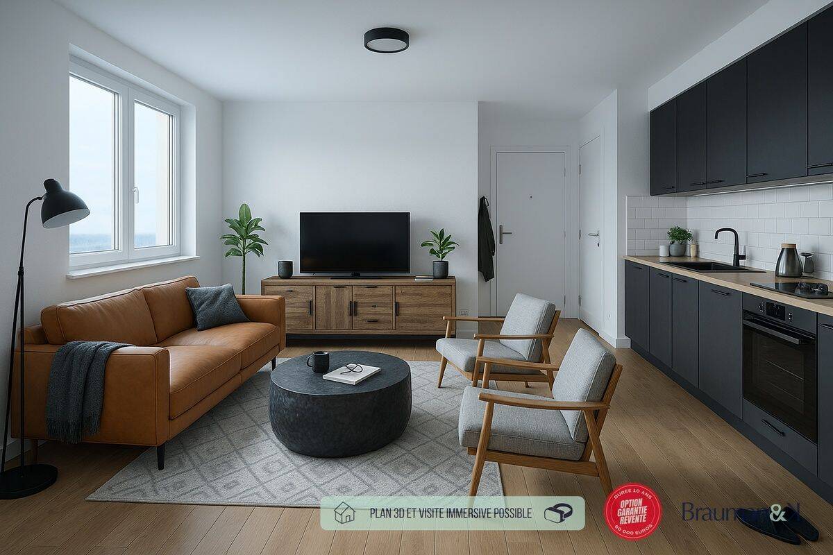 Appartement 2 pièces 42 m² · à Nantes · 42 m² · 210 000 €