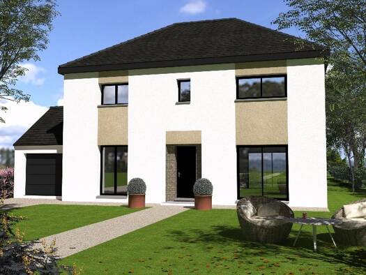 Terrain avec maison neuve à vendre 527 600 € 4 pièces 4 chambres 110 m² 550 m² de terrain Sud Triel-sur-Seine 78510
