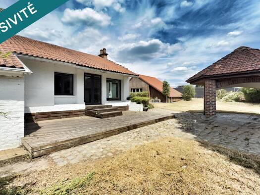 Maison de plain-pied à vendre 485 000 € 5 pièces 4 chambres 152 m² 1 544 m² de terrain Dronckaert-Risquons Tout Neuville-en-Ferrain 59960