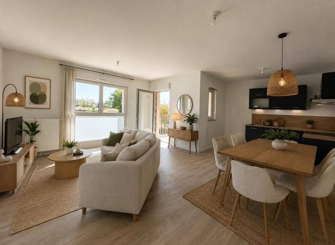 Appartement 3 pièces 64 m² · à Chartres · 64 m² · 860 €