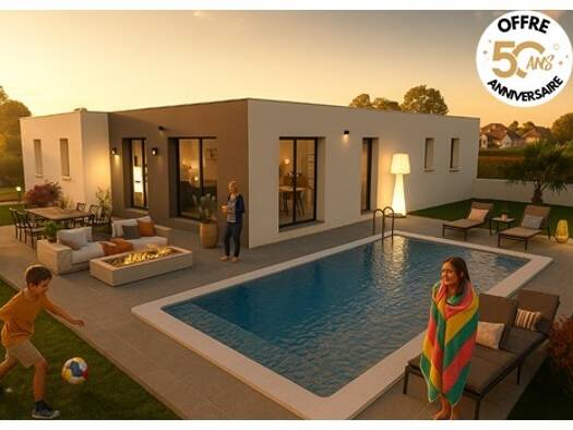 Terrain avec maison neuve à vendre 380 000 € 4 pièces 3 chambres 124 m² 1 041 m² de terrain Grièges 01290