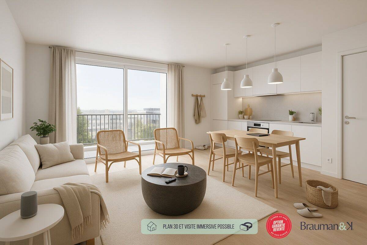 Appartement 3 pièces 66 m² · à Douvaine · 66 m² · 360 000 €