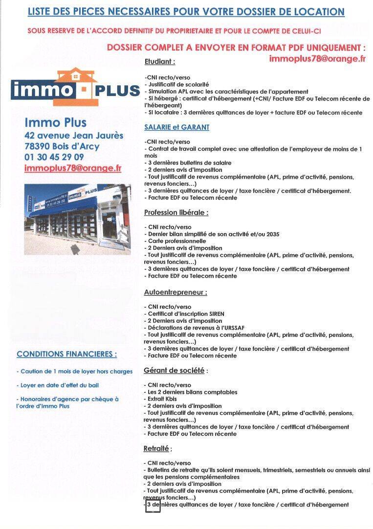 Appartement 4 pièces 68 m² · à Bois-d'Arcy · 67,5 m² · 1 007 €/mois