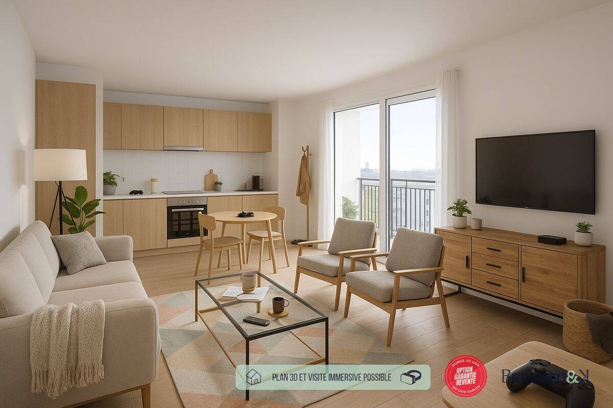 Appartement 2 pièces 42 m² · à Mantes-la-Jolie · 42 m² · 198 000 €