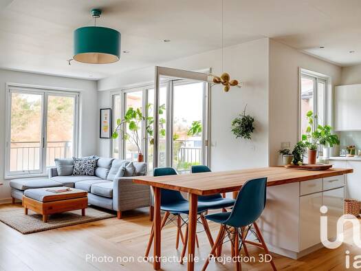 Appartement à vendre 410 000 € 3 pièces 2 chambres 70 m² Étage 6/7 Centre-Voltaire Asnières-sur-Seine 92600