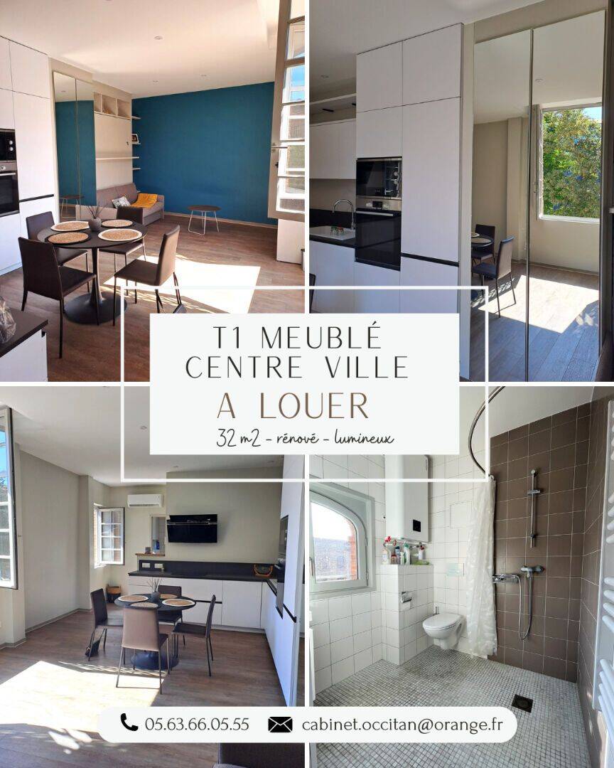 Appartement 1 pièce 33 m² · à Montauban · 32,6 m² · 590 €