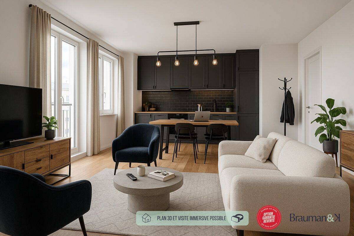 Appartement 2 pièces 47 m² · à Ivry-sur-Seine · 47 m² · 271 433 €