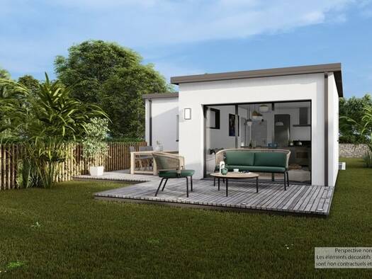 Terrain avec maison neuve à vendre 139 900 € 3 pièces 2 chambres 50 m² 280 m² de terrain Saint-Martin-des-Champs 29600