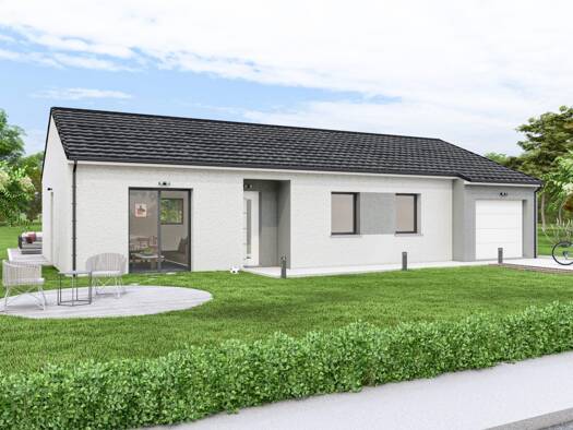 Terrain avec maison neuve à vendre 207 000 € 5 pièces 3 chambres 92 m² Dommartin-lès-Remiremont 88200