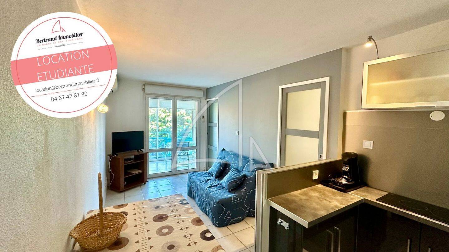 Appartement 1 pièce 24 m² · à Palavas-les-Flots · 24 m² · 550 €