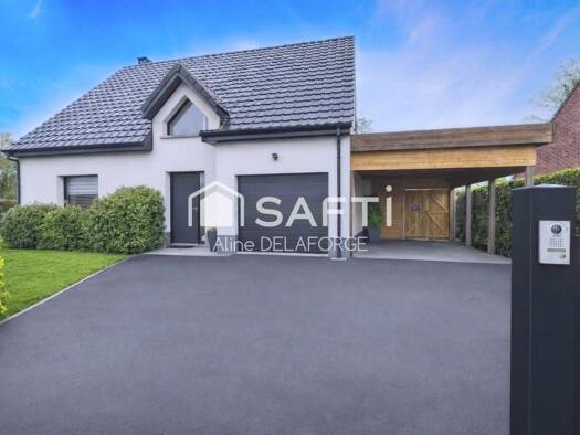 Maison à vendre 418 500 € 6 pièces 4 chambres 140 m² 1 005 m² de terrain Neuville-Saint-Vaast 62580