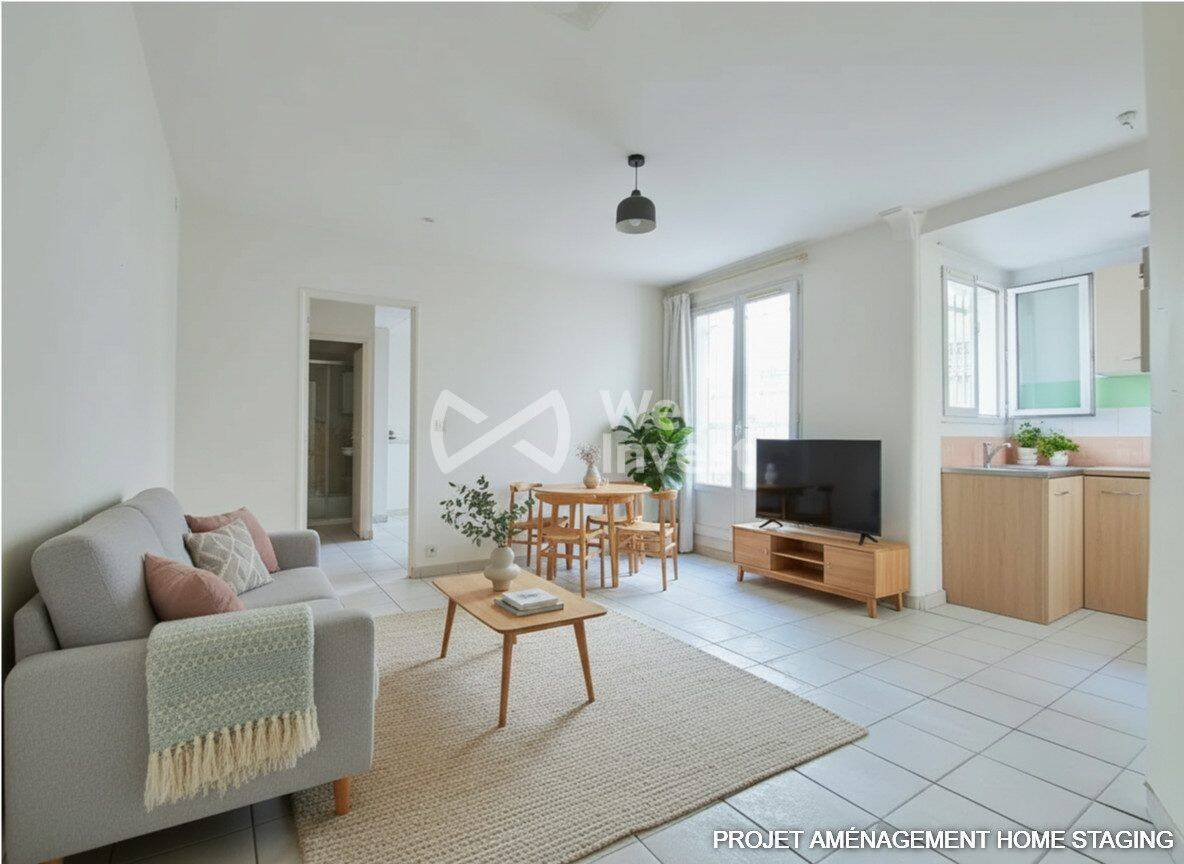 Appartement 2 pièces 34 m² · à Paris 18ème Arrondissement · 33,5 m² · 244 000 €