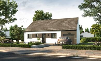 Maison de plain-pied à vendre 307 100 € 4 pièces 3 chambres 78 m² 383 m² de terrain Lorient 56100