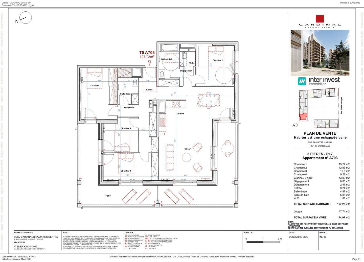 5 pièces 131 m² · à Bordeaux · 130,5 m² · 1 471 €/mois