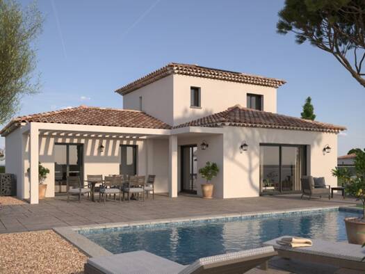 Terrain avec maison neuve à vendre 449 200 € 4 pièces 3 chambres 120 m² 499 m² de terrain Corneilla-del-Vercol 66200