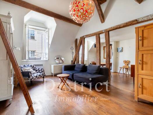 Appartement à vendre 580 000 € 2 pièces 1 chambre 43,6 m² Étage 3/3 Archives Paris 3ème arrondissement 75003