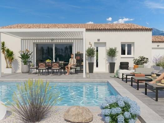 Terrain avec maison neuve à vendre 296 000 € 4 pièces 3 chambres 93 m² 625 m² de terrain Gres de Tousilles Bollène 84500