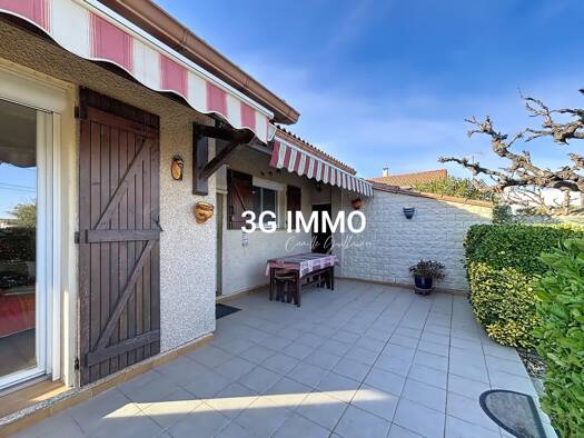 Maison de plain-pied à vendre 245 000 € 3 pièces 2 chambres 60 m² 1 106 m² de terrain Lignan-sur-Orb 34490