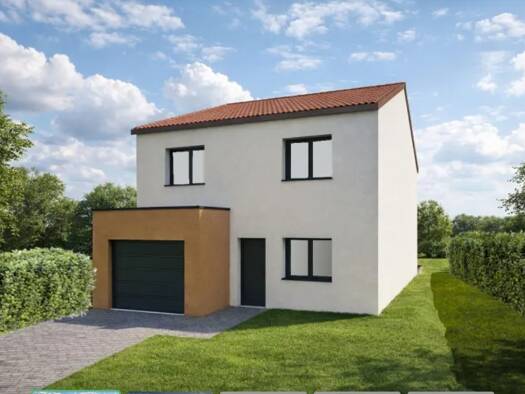 Terrain avec maison neuve à vendre 299 000 € 8 pièces 3 chambres 112 m² 630 m² de terrain Sainte-Barbe 57640