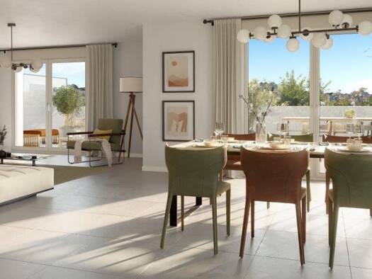 Appartement à vendre - neuf 251 300 € 3 pièces 2 chambres 67 m² Étage 1/4 Balmes Bourlione Corbas 69960