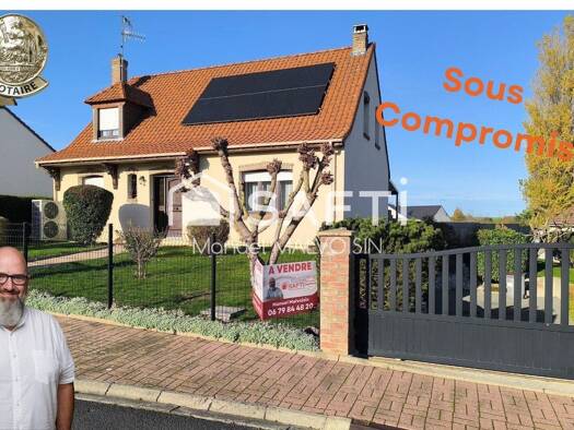 Maison à vendre 249 500 € 7 pièces 4 chambres 106 m² 631 m² de terrain Beauvois-en-Cambrésis 59157