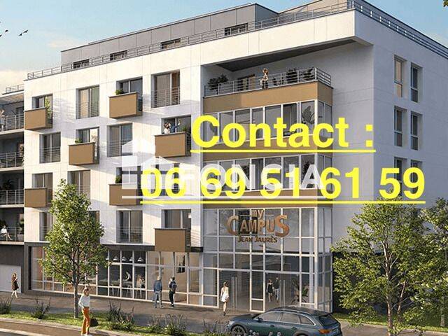 Appartement 2 pièces 43 m² · à Joué-lès-Tours · 43,1 m² · 616 €