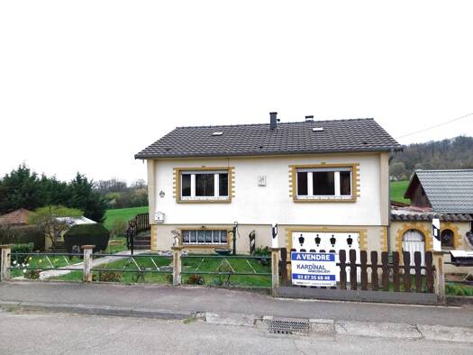 Maison de plain-pied à vendre 189 000 € 3 pièces 2 chambres 72 m² 1 100 m² de terrain Valmont 57730