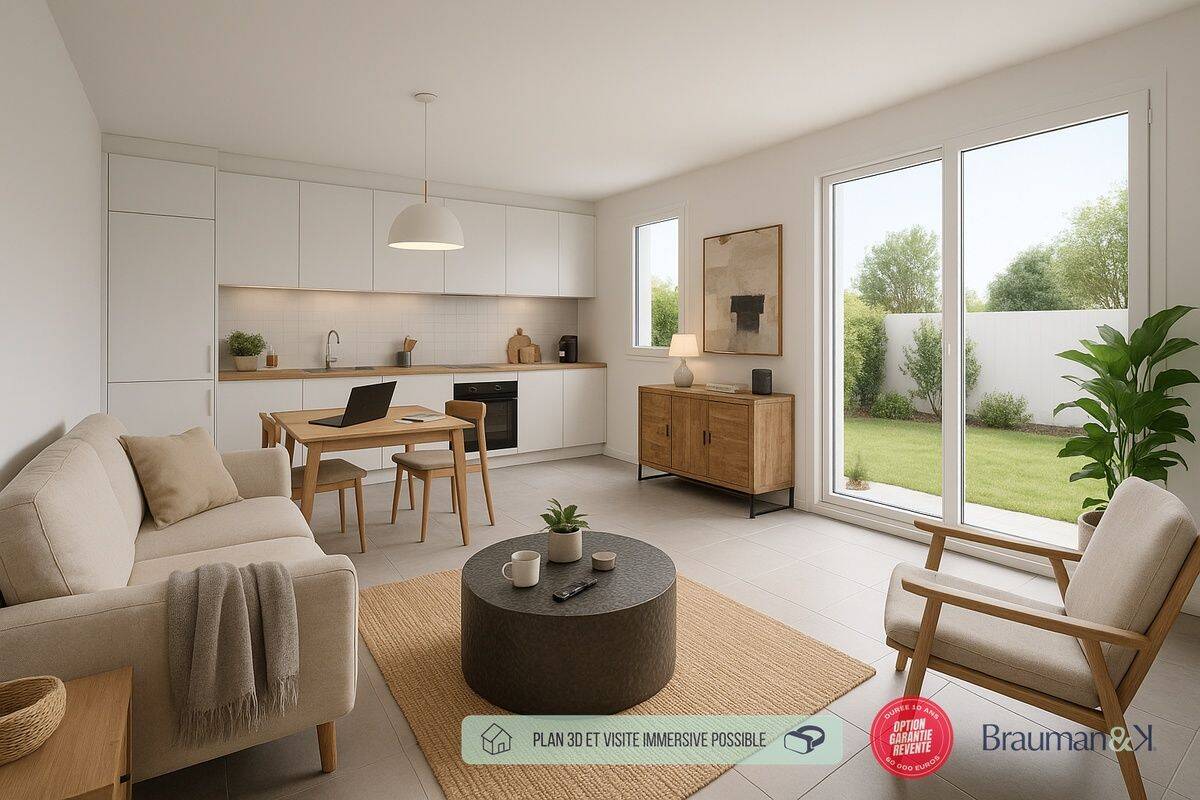 Appartement 3 pièces 62 m² · à Cenon · 62 m² · 306 000 €