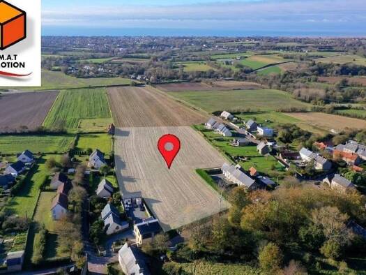 Terrain à vendre 89 900 € 737 m² de terrain Tourville-sur-Sienne 50200