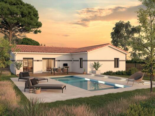 Terrain avec maison neuve à vendre 225 000 € 4 pièces 3 chambres 100 m² 1 000 m² de terrain Clarac 31210