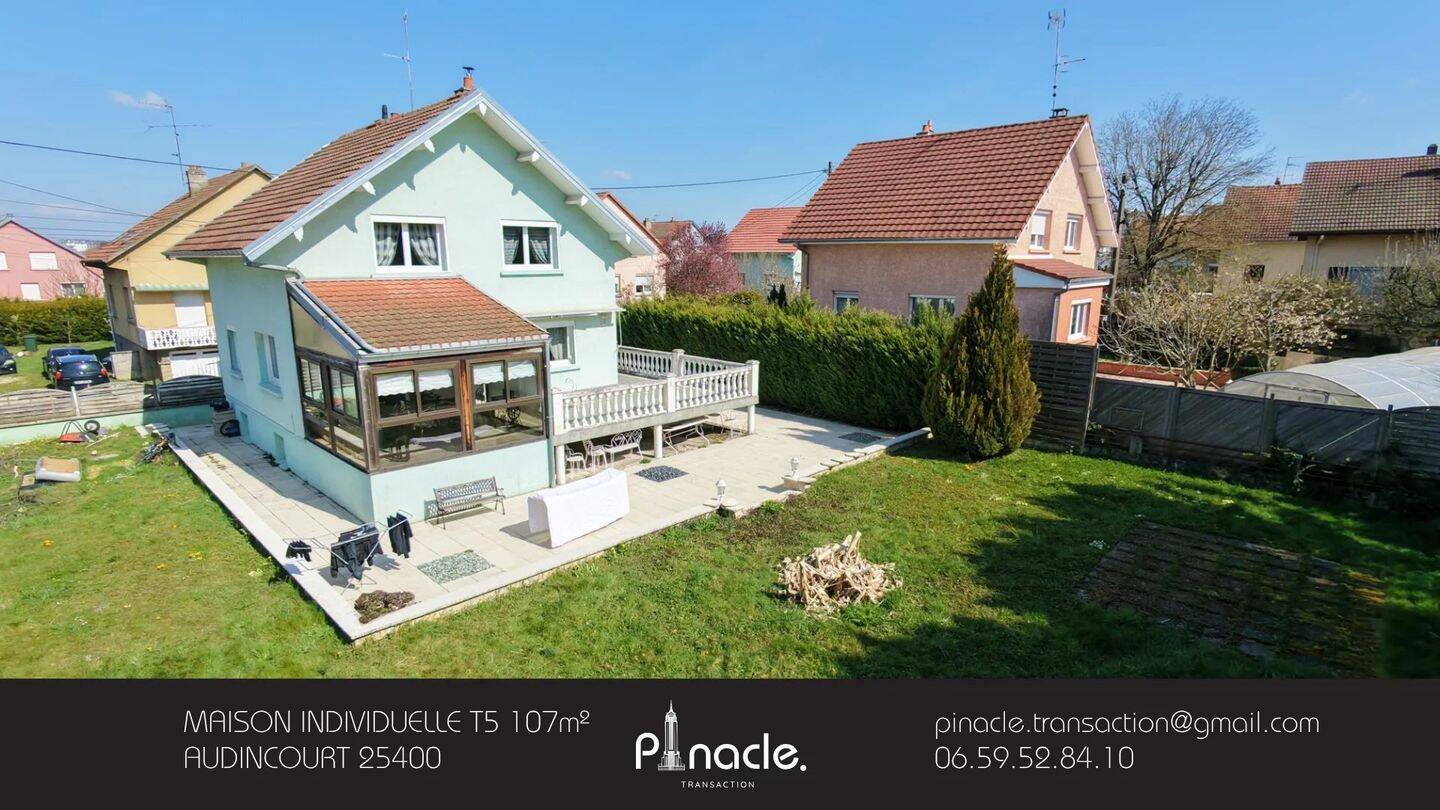 Maison 5 pièces 107 m² · à Audincourt · 107 m² · 192 000 €