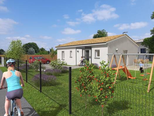 Terrain avec maison neuve à vendre 205 000 € 3 pièces 3 chambres 80 m² 700 m² de terrain Saint-Maixant 33490