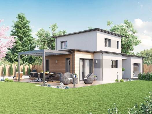 Terrain avec maison neuve à vendre 567 582 € 4 pièces 3 chambres 86 m² 783 m² de terrain Peri Centre Saint-Avé 56890