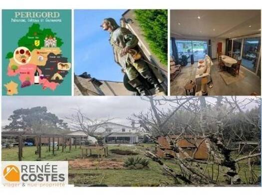 Maison en viager occupé Bouquet 68 000 € 5 pièces 4 chambres 220 m² 1 350 m² de terrain Sainte Foy des Vignes Bergerac 24100