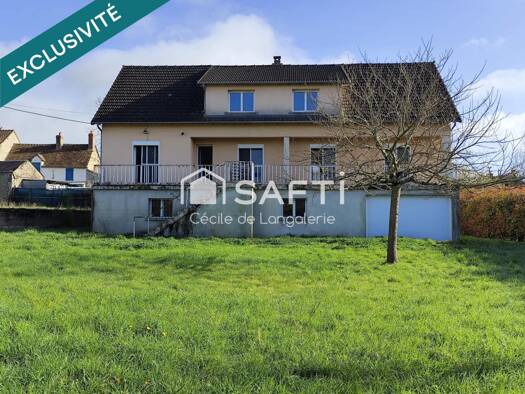 Maison à vendre 154 900 € 4 pièces 1 chambre 167 m² 1 449 m² de terrain Oulches 36800