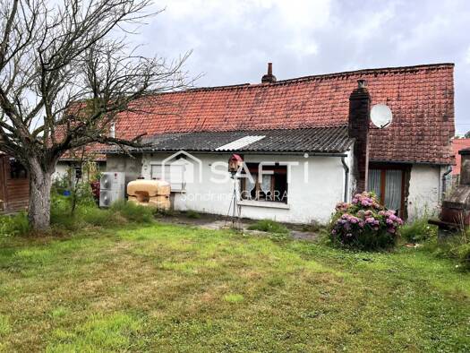Maison à vendre 85 000 € 5 pièces 1 chambre 82 m² 800 m² de terrain Marconnelle 62140