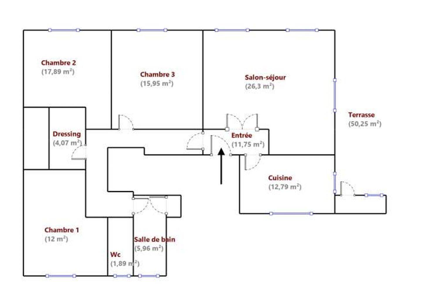 Appartement 4 pièces 109 m² · à Marseille 12ème Arrondissement · 109 m² · 261 000 €