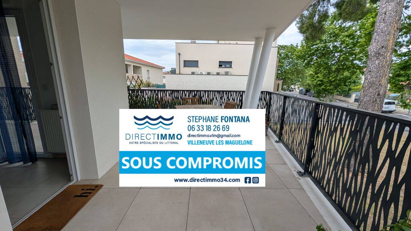 Appartement 3 pièces 68 m² · à Villeneuve-lès-Maguelone · 68 m² · 290 000 €