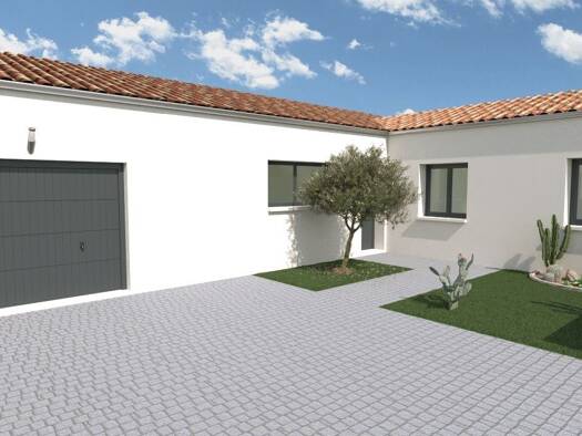 Terrain avec maison neuve à vendre 472 000 € 5 pièces 4 chambres 138 m² 428 m² de terrain Saint-Rogatien 17220