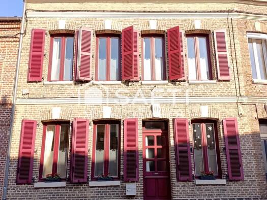 Maison à vendre 264 000 € 5 pièces 3 chambres 136 m² 177 m² de terrain La Gare-Rouvroy-La Portelette Abbeville 80100