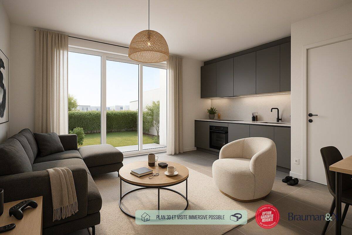 Appartement 2 pièces 47 m² · à Téteghem-Coudekerque-Village · 47 m² · 175 833 €