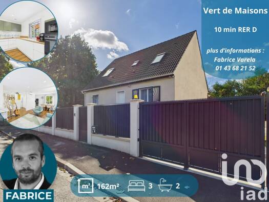 Maison à vendre 589 000 € 5 pièces 4 chambres 163 m² 470 m² de terrain Liberté-Vert de Maison Maisons-Alfort 94700