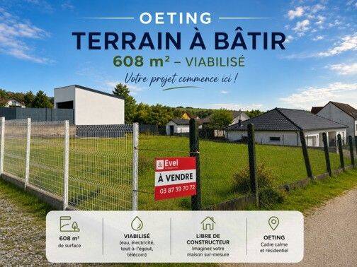 Terrain de 608 m² à Œting - photo 2