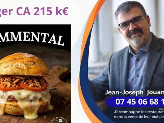 Restaurant à vendre Fonds de commerce 89 800 € 68 m² d'espace de restauration Belveze L'Union 31240