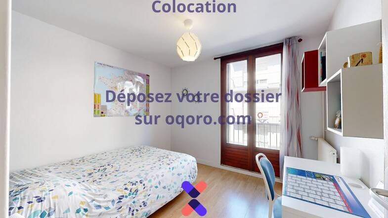 Appartement à louer 390 € 4 pièces 3 chambres 69 m² 2ème étage Centre Ville Pau 64000