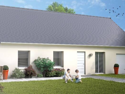 Terrain avec maison neuve à vendre 224 800 € 4 pièces 3 chambres 81 m² 460 m² de terrain Mazières-de-Touraine 37130