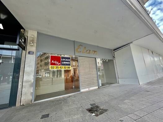 Local commercial à louer 5 237 € 263 m² de surface de vente divisible Côte Ouest-Ormeaux Le Havre 76600