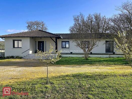 Maison de plain-pied à vendre 449 000 € 5 pièces 4 chambres 180 m² 3 400 m² de terrain Gémil 31380