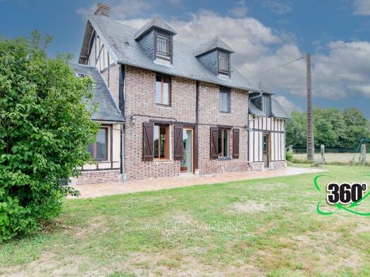 Maison à vendre 343 000 € 10 pièces 6 chambres 190 m² 3 619 m² de terrain Neuville-sur-Touques 61120