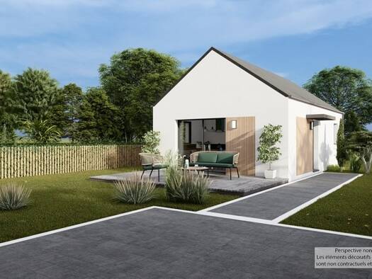 Terrain avec maison neuve à vendre 167 000 € 3 pièces 2 chambres 42 m² 502 m² de terrain Henvic 29670